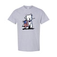 thumbnail image 1 of Inktastic Us Flag Westie T-Shirt, 1 of 5
