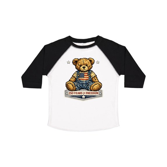 Inktastic USA 250 Years Teddy Bear Boys or Girls Toddler T-Shirt