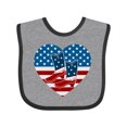 thumbnail image 1 of Inktastic USA Cowboy Boots Patriotic Boys or Girls Baby Bib, 1 of 4