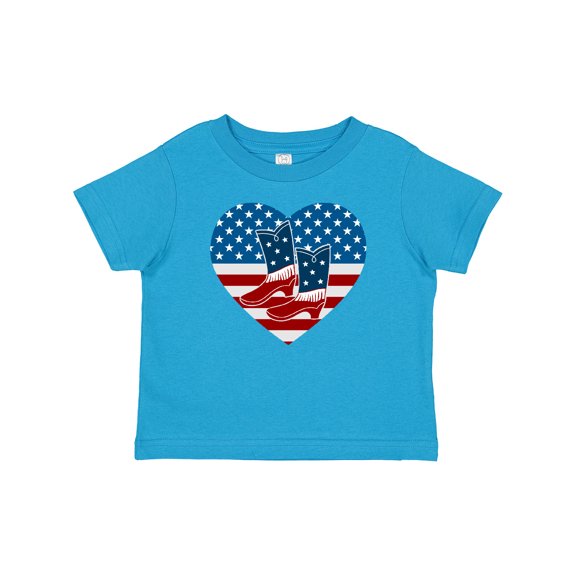 Inktastic USA Cowboy Boots Patriotic Boys or Girls Baby T-Shirt