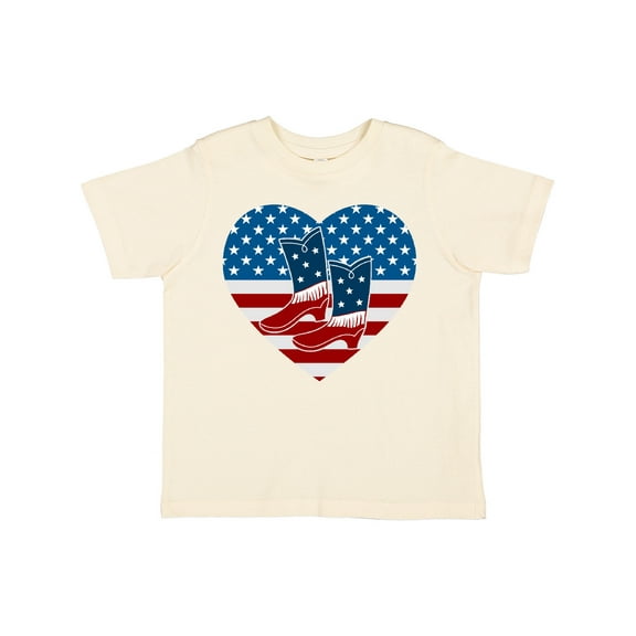 Inktastic USA Cowboy Boots Patriotic Boys or Girls Toddler T-Shirt