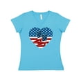 thumbnail image 1 of Inktastic USA Cowboy Boots Patriotic Women's V-Neck T-Shirt, 1 of 5