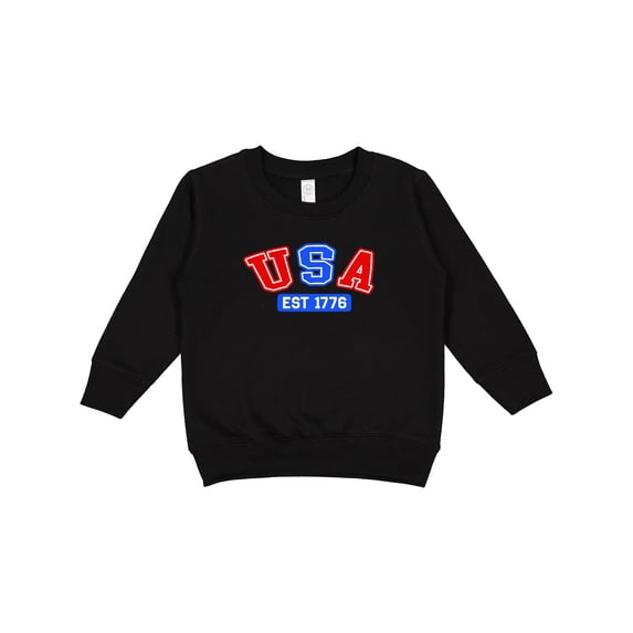 Inktastic USA Est 1776 Toddler Sweatshirt