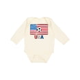 thumbnail image 1 of Inktastic USA Soccer Boys or Girls Long Sleeve Baby Bodysuit, 1 of 5