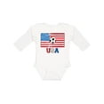 thumbnail image 1 of Inktastic USA Soccer Boys or Girls Long Sleeve Baby Bodysuit, 1 of 5