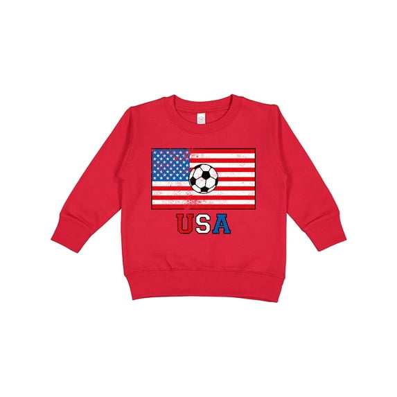 Inktastic USA Soccer Toddler Sweatshirt