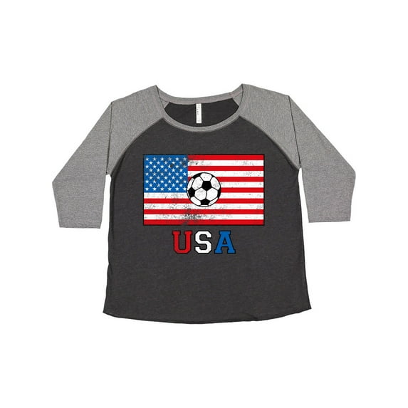 Inktastic USA Soccer Women's Plus Size T-Shirt