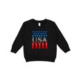 thumbnail image 1 of Inktastic USA in Red, White, and Blue Toddler Sweatshirt, 1 of 4