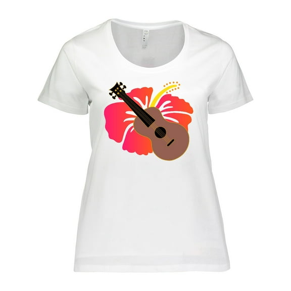 Inktastic Ukulele Hawaiian Music Women's Plus Size T-Shirt