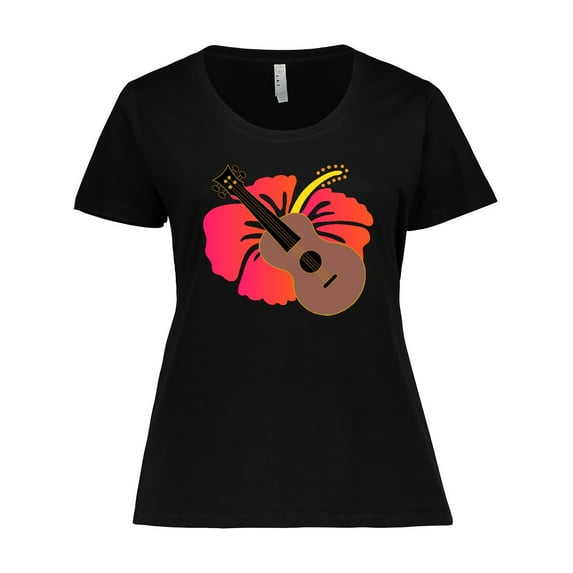 Inktastic Ukulele Hawaiian Music Women's Plus Size T-Shirt