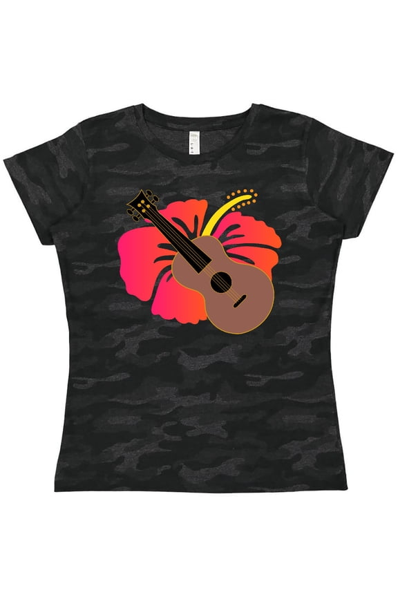 Ukulele Hawaiian Music Women's T-Shirt
