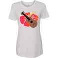 thumbnail image 1 of Inktastic Ukulele Hawaiian Music Women's T-Shirt, 1 of 5