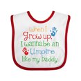 thumbnail image 1 of Inktastic Umpire Like Daddy Boys or Girls Baby Bib, 1 of 4