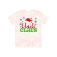 thumbnail image 1 of Inktastic Uncle Claus with Christmas Santa Hat and Snowflakes T-Shirt, 1 of 5
