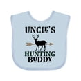 thumbnail image 1 of Inktastic Uncle Deer Hunting Buddy Boys Baby Bib, 1 of 4