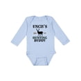 thumbnail image 1 of Inktastic Uncle Deer Hunting Buddy Boys Long Sleeve Baby Bodysuit, 1 of 5