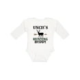 thumbnail image 1 of Inktastic Uncle Deer Hunting Buddy Boys Long Sleeve Baby Bodysuit, 1 of 5