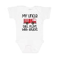 thumbnail image 1 of Inktastic Uncle Firefighter for Nephew Boys or Girls Baby Bodysuit, 1 of 5