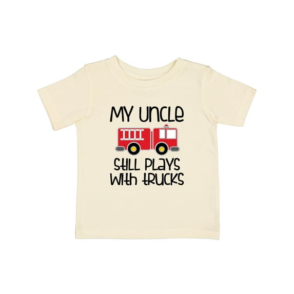 Inktastic Uncle Firefighter for Nephew Boys or Girls Baby T-Shirt