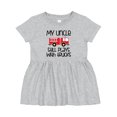 thumbnail image 1 of Inktastic Uncle Firefighter for Nephew Girls Baby Dress, 1 of 5