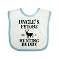 thumbnail image 1 of Inktastic Uncle Future Hunting Buddy Boys Boys Baby Bib, 1 of 4