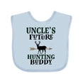 thumbnail image 1 of Inktastic Uncle Future Hunting Buddy Boys Boys Baby Bib, 1 of 4