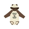 thumbnail image 1 of Inktastic Uncle Future Hunting Buddy Boys Boys Long Sleeve Baby Bodysuit, 1 of 5