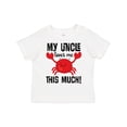 thumbnail image 1 of Inktastic Uncle Loves Me Childs Crab Boys or Girls Toddler T-Shirt, 1 of 5