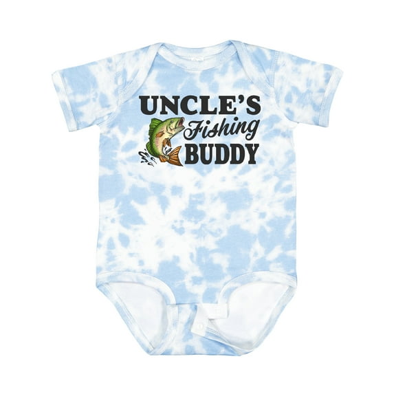 Inktastic Uncle's Fishing Buddy Boys Baby Bodysuit