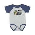 thumbnail image 1 of Inktastic Uncle's Fishing Buddy Boys Baby Bodysuit, 1 of 5