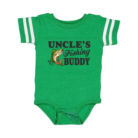Inktastic Uncle's Fishing Buddy Boys Baby Bodysuit