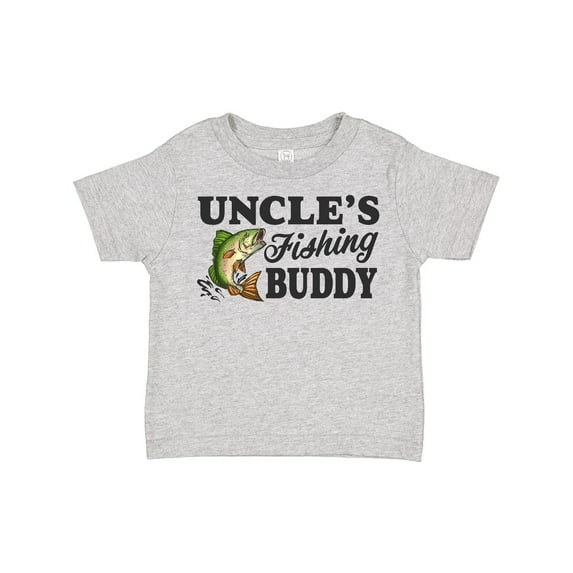 Inktastic Uncle's Fishing Buddy Boys Toddler T-Shirt