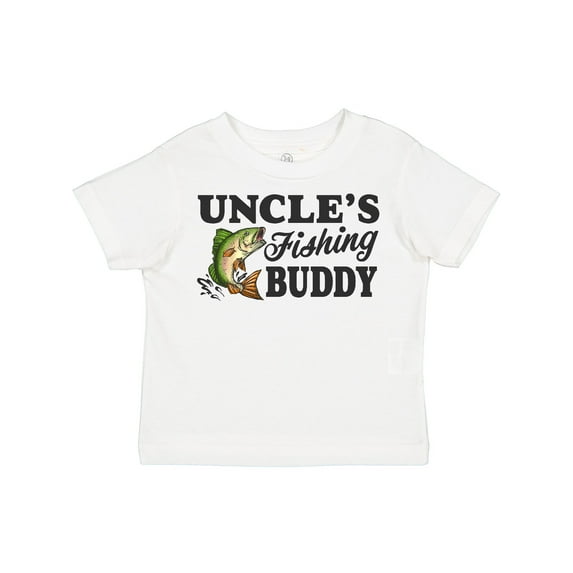 Inktastic Uncle's Fishing Buddy Boys Toddler T-Shirt
