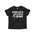 thumbnail image 1 of Inktastic Uncle's Fishing Buddy with White Text Boys Toddler T-Shirt, 1 of 5