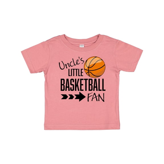 Inktastic Uncle's Little Basketball Fan Boys or Girls Baby T-Shirt