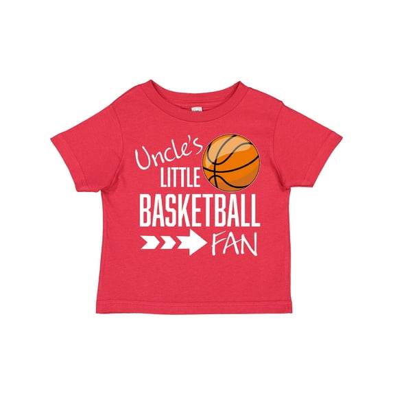 Inktastic Uncle's Little Basketball Fan Boys or Girls Toddler T-Shirt