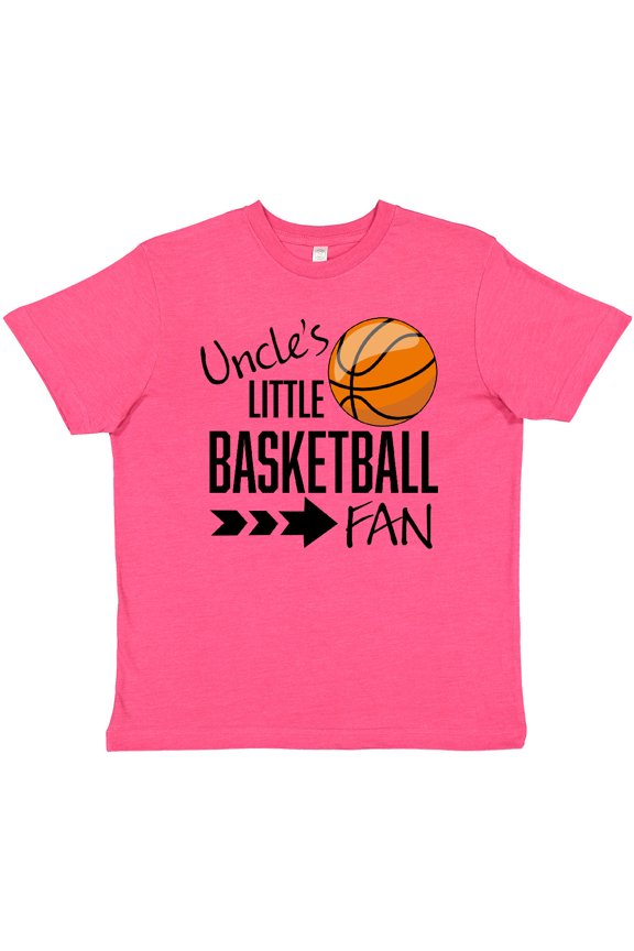 Uncle's Little Basketball Fan Youth T-Shirt