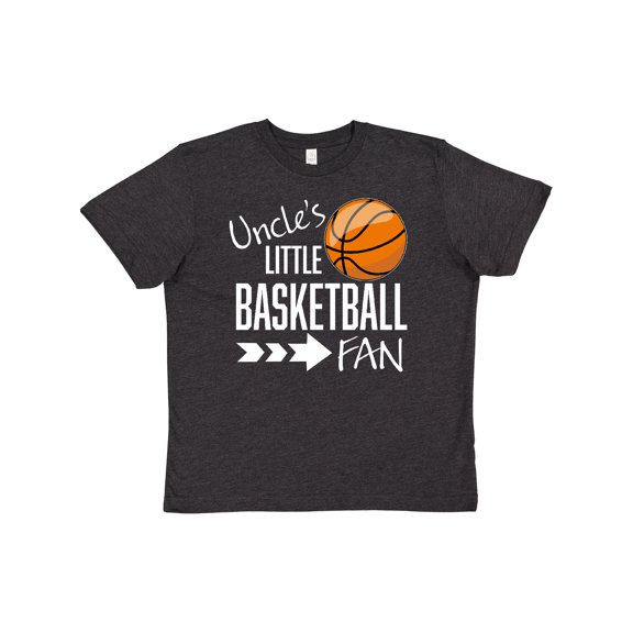 Inktastic Uncle's Little Basketball Fan Youth T-Shirt
