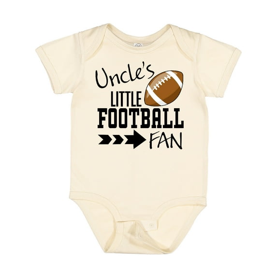 Inktastic Uncle's Little Football Fan Boys or Girls Baby Bodysuit