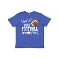 thumbnail image 1 of Inktastic Uncle's Little Football Fan Youth T-Shirt, 1 of 5