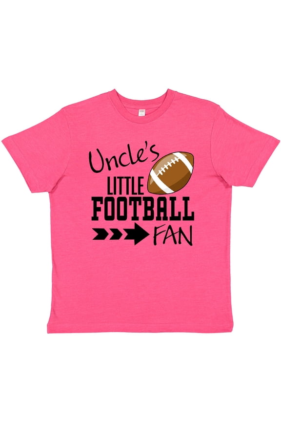 Uncle's Little Football Fan Youth T-Shirt