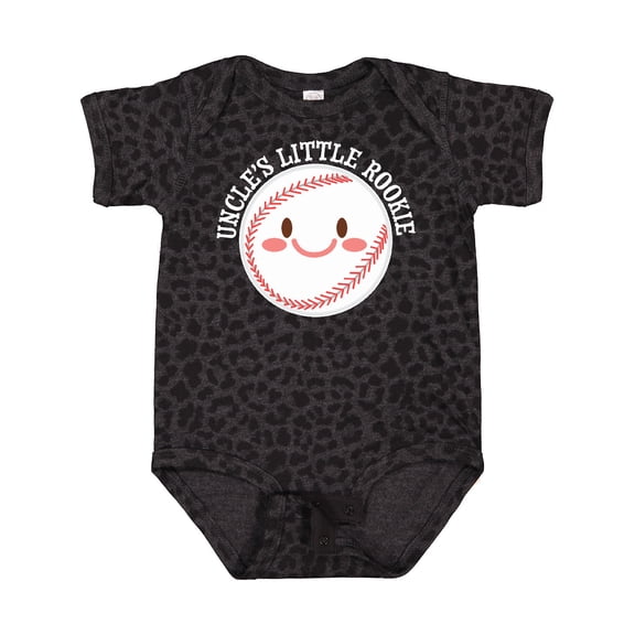 Inktastic Uncle's Little Rookie Baseball Boys or Girls Baby Bodysuit
