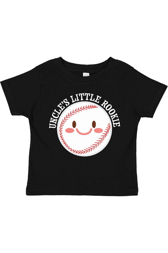 Uncle's Little Rookie- baseball Boys or Girls Toddler T-Shirt