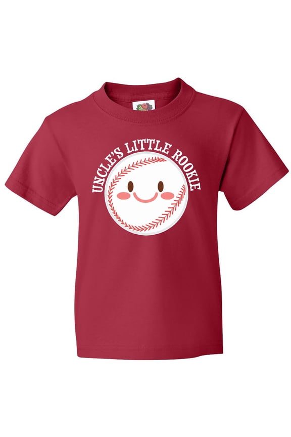 Uncle's Little Rookie- baseball Youth T-Shirt
