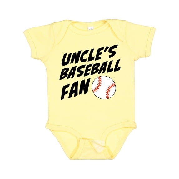 Inktastic Uncles Baseball Fan Boys or Girls Baby Bodysuit