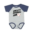 thumbnail image 1 of Inktastic Uncles Baseball Fan Boys or Girls Baby Bodysuit, 1 of 5