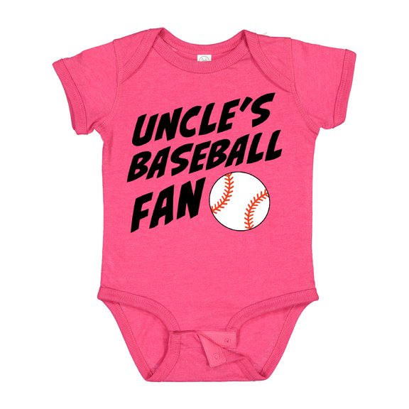 Inktastic Uncles Baseball Fan Boys or Girls Baby Bodysuit