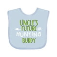 thumbnail image 1 of Inktastic Uncles Future Hunting Buddy Boys or Girls Baby Bib, 1 of 4