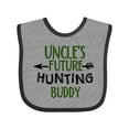 thumbnail image 1 of Inktastic Uncles Future Hunting Buddy Boys or Girls Baby Bib, 1 of 4