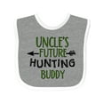 thumbnail image 1 of Inktastic Uncles Future Hunting Buddy Boys or Girls Baby Bib, 1 of 4